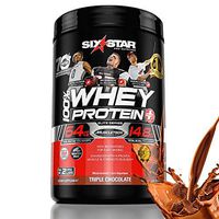 Six Star Elite Series 100% Whey Protein Powder Plus Muscle Builder, 32g Ultra-Pure Whey Protein Powder, Triple Chocolate, 2 Pound