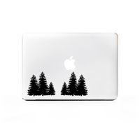 (2X) StickAny Laptop Series Hiding Forest Trees Sticker for MacBook Pro, Chromebook, Surface Pro, and More (Black)