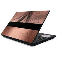 Skinit Decal Laptop Skin for Inspiron 15 3000 Series - Officially Licensed Originally Designed Rose Gold and Black Marble Design