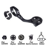Lixada1 MTB Bike Out-Front Computer Mount Holder for Garmin/Cateye/Bryton Bicycle Computer Sports Camera Light Holder Bracket