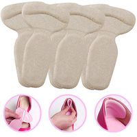 Bringsine Shoe Pads, High Heel Shoe Cushion Insole Inserts Pads, Heel Grips Back Liner Shoe Boot Cushion 3 Pairs