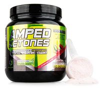 AMPED Ketones: Exogenous Ketones Keto BHB Supplement - Pure Ketone Powder Perfect for Quicker Ketosis - Ketogenic Salts Pre Workout and Energy Supplements - 12g of Beta Hydroxybutyrate Drink Mix