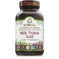 Nutrigold Organic Milk Thistle Extract - Milk Thistle Gold, 90 Capsules (#1 Pharmaceutical Grade Liver Support Supplement for Liver Detox & Cleanse)