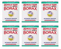 Twenty Mule Team Borax Detergent Booster & Multi-Purpose Household Cleaner 65 oz. Box (6 Pack)