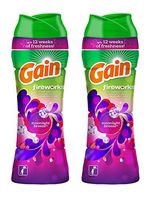 Gain Fireworks In-Wash Scent Booster - Moonlight Breeze - HE Compatible - Net Wt. 10 OZ (285 g) Per Bottle - Pack of 2 Bottles