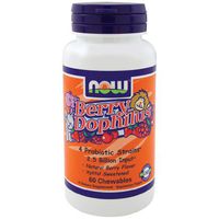 Now Foods BerryDophilus- 60 Chewables 4 Pack