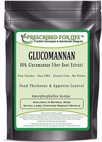 Glucomannan - Non-GMO Soluble Konjac Root Fiber Powder - 80% Glucomannan (Amorphophallus konjac), 12 oz (340 g)