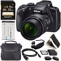 Nikon COOLPIX B700 Digital Camera 26510 + Rechargable Li-Ion Battery + Sony 32GB SDHC Memory Card + Soft Carrying Case + Pro Hand Camera Grip + HDMI Cable + Card Reader + Memory Card Wallet Bundle