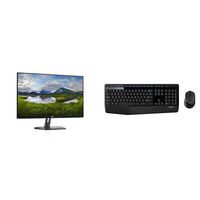 Dell 27 LED Backlit LCD Monitor SE2719H IPS Full HD with Logitech MK345 Wireless Combo Bundle