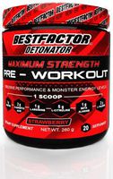 Preworkout for Men & Women Weight Loss - Fat Burner. BESTFACTOR Detonator Powder Energy Drink to Increase Strength and get Explosive Performance. Pre Workout Powder Energy Supplement for Top Results.
