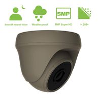 5MP Dome Security Camera, 1920P, Hybrid 4-in-1 Outdoor/Indoor Metal Housing Security Dome Camera, Wide Angle Viewing Day & Night, Waterproof Dome Camera for Video Surveillance (Black)