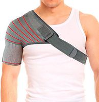 ORTONYX Shoulder Stability Brace Compression Sleeve for Rotator Cuff Support, Injury Prevention, Dislocated AC Joint, Labrum Tear, Frozen Shoulder Pain, Sprain, Soreness, Bursitis/XL