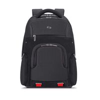 Solo Stealth 15.6" Laptop Backpack, Black