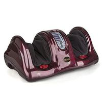 H&B Luxuries Shiatsu Kneading Rolling Foot Massager Personal Health Studio ZH-9902-red