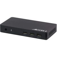 Accell Universal Laptop Docking Station - USB 3.0 to 4K UHD DisplayPort, HDMI, 3x USB-A 3.0, for Mac or Windows