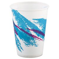 SOLO Cup Company Jazz Waxed Paper Cold Cups, 9 oz, Tide Design - Includes 20 packs of 100 each.