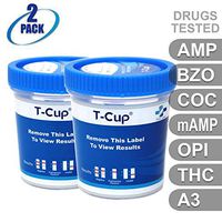 MiCare [2pk] - 6-Panel Multi Drug Test Cup (AMP/BZO/COC/mAMP/OPI/THC with A3) #MI-TDOA-264A3