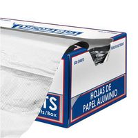 Value Series FOIL9.10SHT Pop-Up Aluminum Foil Wrap Sheets, Box of 500