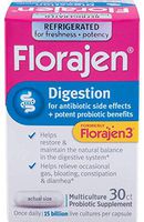 Florajen Digestion Dietary Supplement - 60 Capsules, Pack of 5
