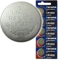 5PK 3V Coin Cell Battery for Remotes | Thermometers| KeyFobs| DL1632| BR1632