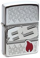 Zippo 2017 Collectible of The Year Armor High Polish Chrome Pocket Lighter