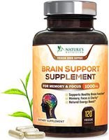 Brain Supplement, High Potency Nootropic Booster 1000mg - Memory Pills to Support Clarity, Made in USA, Best Natural Mental Performance & Brain Support - 120 Capsules…
