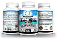 Ginkgo Biloba 60mg 60 Capsules Herbal Supplement Supports Attention Memory Focus Mental Alertness Supports Cognitive Function Brain Nerves Circulation Blood Vessels Eyes Vision