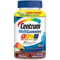 Centrum Men MultiGummies Multivitamin / Multimineral Supplement Gummies (Natural Cherry, Berry and Apple Flavor, 150 Count) (Package May Vary)