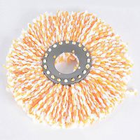 Bluelans Microfiber Replacement Mop Head Refill for 360° Spin Magic Mop (Orange)