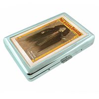 Metal Silver Cigarette Case Vintage Poster D-118 The Silver Dagger Swan Play