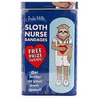 Sloth Nurse Bandages Plasters - Band Aids In A Tin
