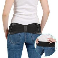 SI Joint Belt, Sacroiliac Belt Hip Support with Elastic Compression Strap, Sacroiliac Band Men and Women for SI Joint, Pelvis, Hip, Groin, Lower Back Pain Relief (L/XL)