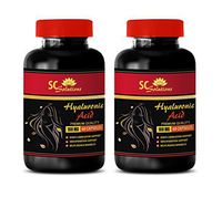 Anti Aging Capsules for face - HYALURONIC Acid Pills 100 mg - hyaluronic Acid Supplements for Eyes - 2 Bottles 120 Capsules