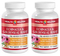 Organic echinacea - ECHINACEA and GOLDENSEAL Root - Boost Heart Health (2 Bottles)