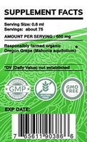 Garden Organics - Oregon Grape Alcohol Extract, Responsibly farmed Organic Oregon Grape (Mahonia aquifolium) Dried Root (2 Fl Oz)
