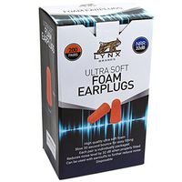 Lynx Ultra Soft Foam Ear Plugs, [200 Pairs], 32dB Highest NRR, Very Comfortable Hearing Protection - Earplugs for Sleeping, Snoring, Studying, Travel and More