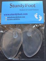 Gel Toe Post. Sandal & Flip-Flop Toe Cushion Separator/Spreader. One Pair