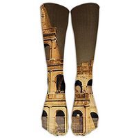 Roman Coliseum Knee High Graduated Compression Socks For Women And Men - Best Medical, Nursing, Travel & Flight Socks - Running & Fitness