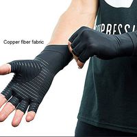 SUN RDPP Arthritis Gloves Compression Copper Highest Copper Content. Best Copper Infused Fit Glove for Carpal Tunnel, Computer Typing, and Everyday Support Hands and Joints,L