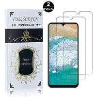 Screen Protector Compatible with Galaxy A50, UNEXTATI Premium HD Easy Install Tempered Glass Screen Protector Film for Samsung Galaxy A50, 2 Pack