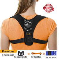 Body Wellness Posture Corrector for Women - Back Straightener for Men - Shoulder Brace and Neck Hump Corrector - Neck Pain Relief