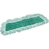 Zwipes Professional Premium Microfiber Dust Replacement Mop Pads with Fringe, 36 inch, 2-Pack, Green