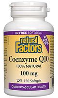 NATURAL FACTORS Coq10 100 Mg Bonus, 150 CT