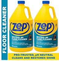 Zep Neutral pH Floor Cleaner Concentrate 128 Ounces (2 Pack) ZUNEUT128 - Pro Trusted for Daily Floor Cleaning with no Residue
