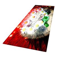 Angmile Christmas Theme 3D Carpet Non Slip Area Rouge Super Soft Flannel Floor Mat Suitable For Living Room Office Kitchen Bathroom Etc Holiday Decoration