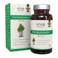 Pycnogenol 100mg from French Maritime Pine Bark Extract - Great for Healthy Circulation and Female Hormone Support, Plus Joint Support, Immune Function and Antioxidant Benefits; 60 Veggie Capsules.