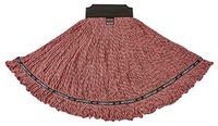 Rubbermaid Commercial 1924816 Products Maximizer Mop Head, Microfiber Blend, Large, Red