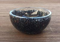 [A&S Crystals] BLACK TOURMALINE 2" Orgone Bowl