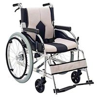 WLG Lightweight Wheelchair Transport Medical 13.6Kg Foldable Ergonomic Comfortable Armrest Lifti