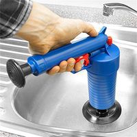 LOVESHI Air Pressure Drain Cleaner Sewer Cleaning Brush Kitchen Bathroom Toilet Dredge Plunger Basin Pipeline Clogged Remover Tool Set